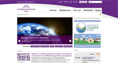 Desktop Screenshot of germanwatch.org